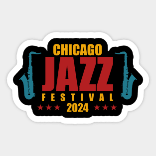 Chicago Jazz Festival 2024 Sticker